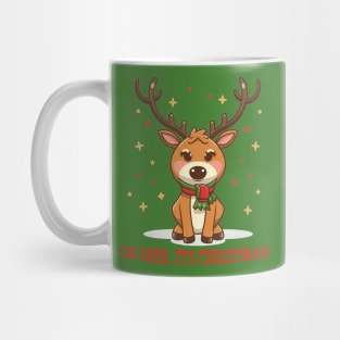 Oh Deer It's Christmas Reindeer Mug